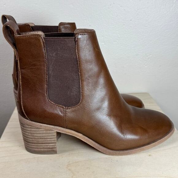 Madewell Brown Heeled Boots - Picture 2 of 13